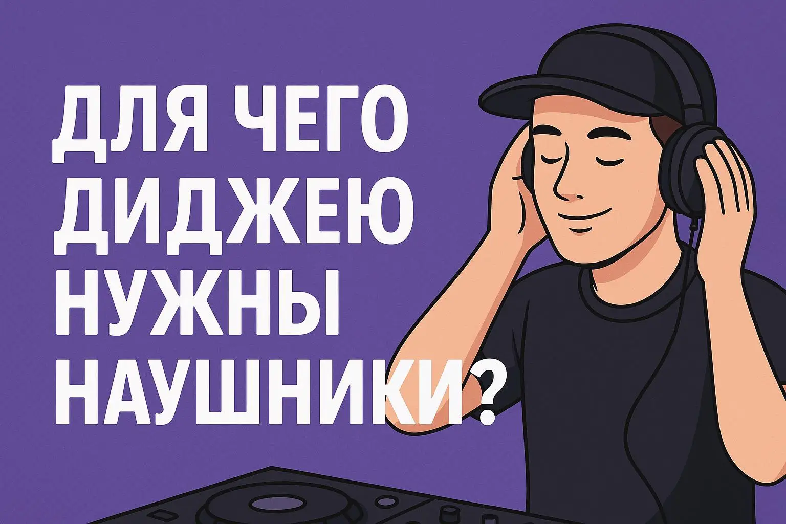 Для чего диджею нужны наушники?